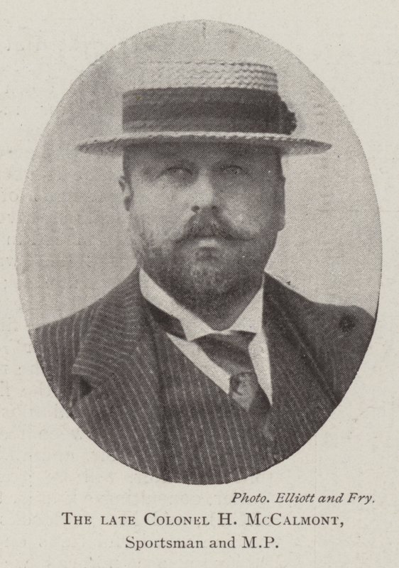 El difunto coronel H. McCalmont, deportista y MP de English Photographer
