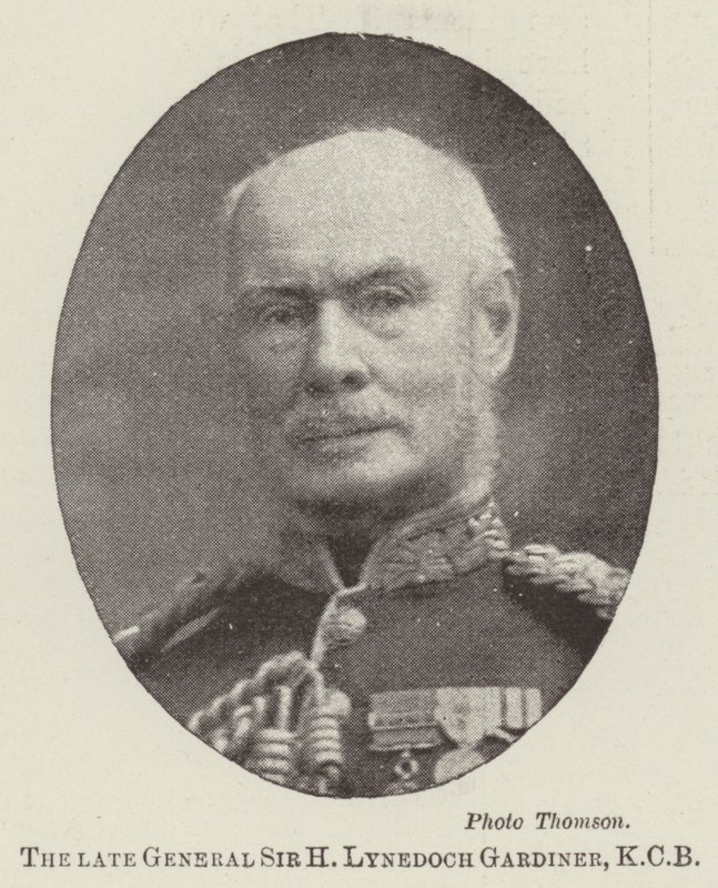 El difunto general Sir H Lynedoch Gardiner, KCB de English Photographer