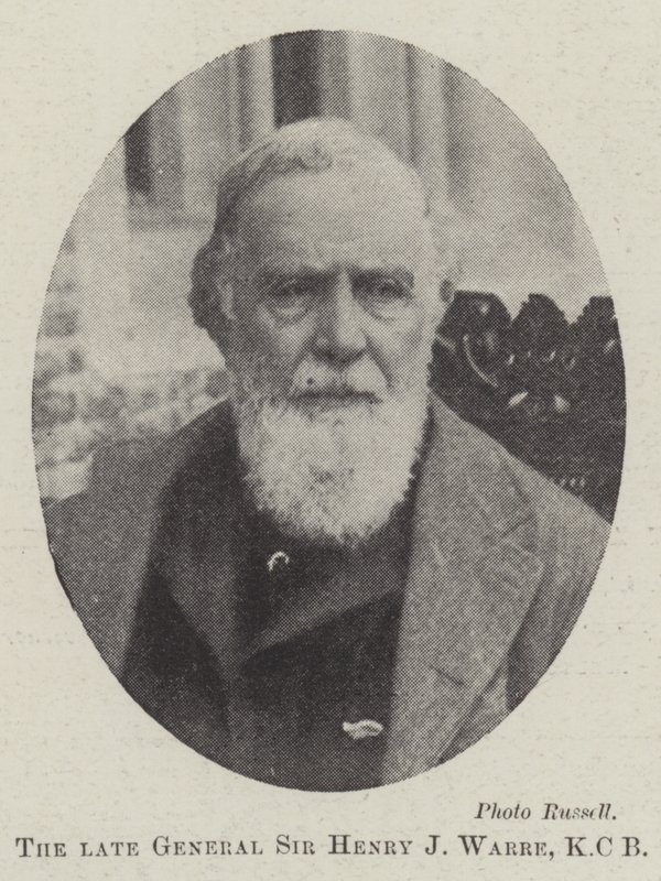 El difunto General Sir Henry J Warre, KCB de English Photographer