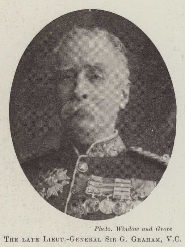 El difunto teniente general Sir G. Graham, VC de English Photographer