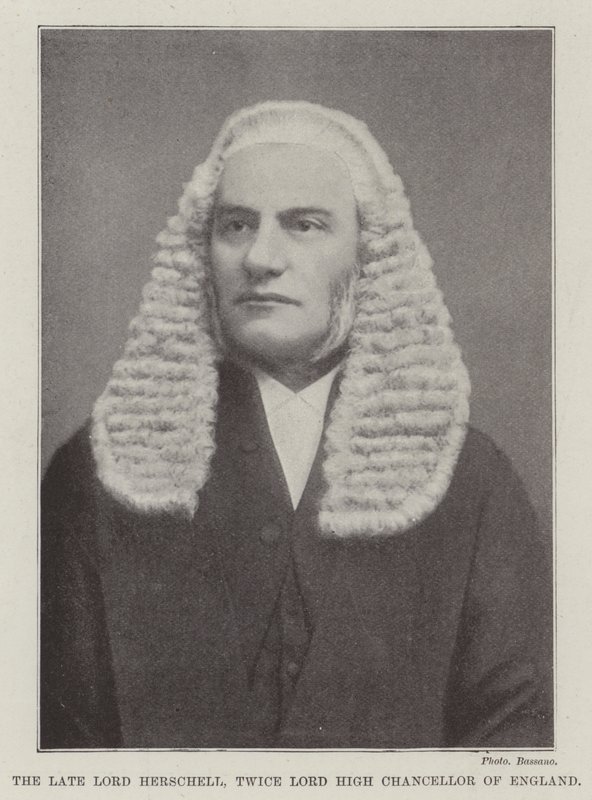 El fallecido Lord Herschell, dos veces Lord Alto Canciller de Inglaterra de English Photographer
