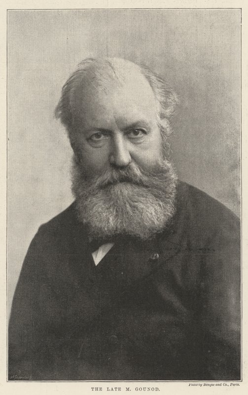 El difunto M Gounod de English Photographer