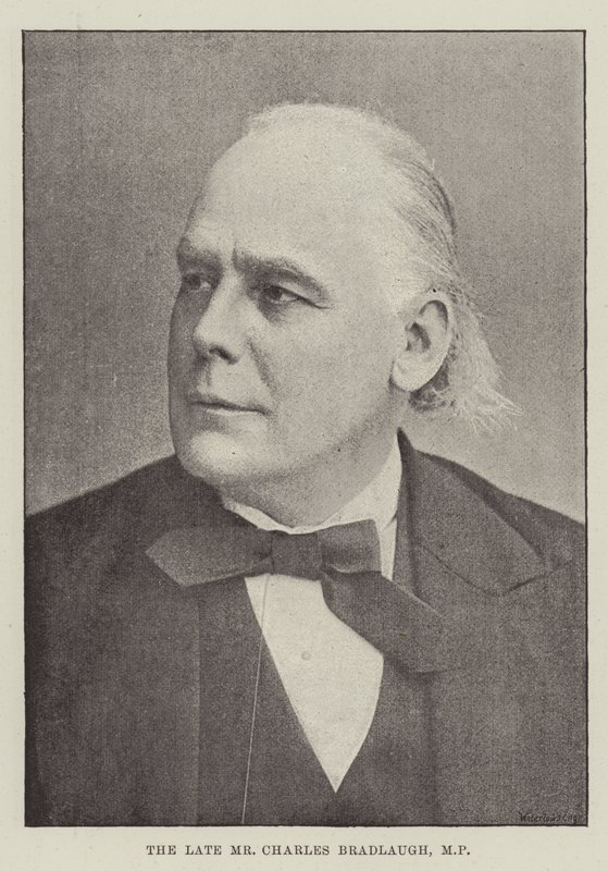 El difunto Sr. Charles Bradlaugh, MP de English Photographer