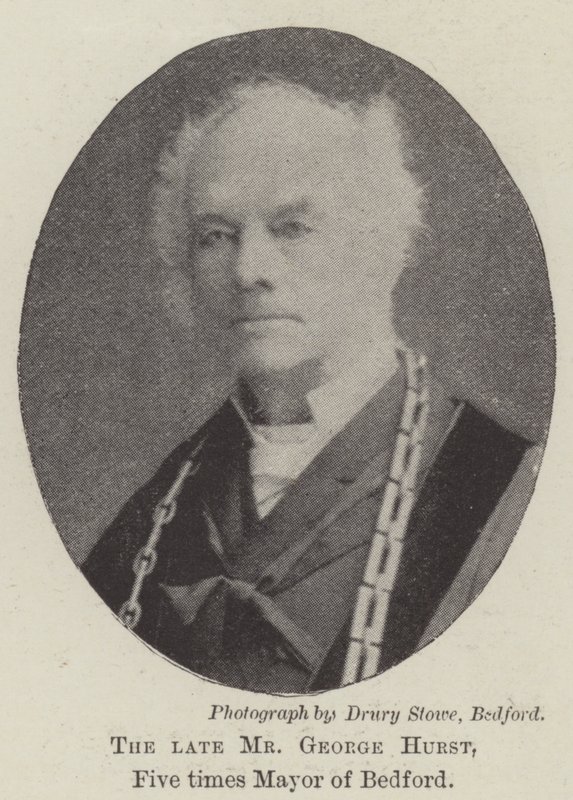 El difunto Sr. George Hurst, cinco veces alcalde de Bedford de English Photographer