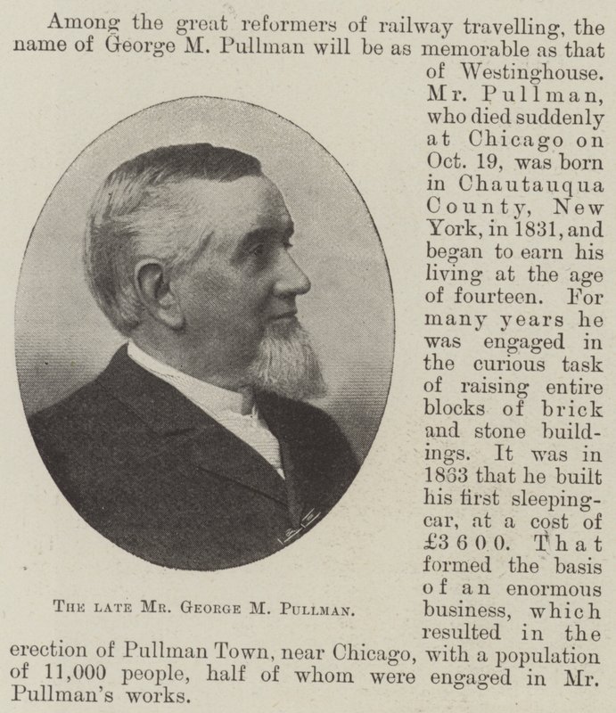 El difunto Sr. George M Pullman de English Photographer