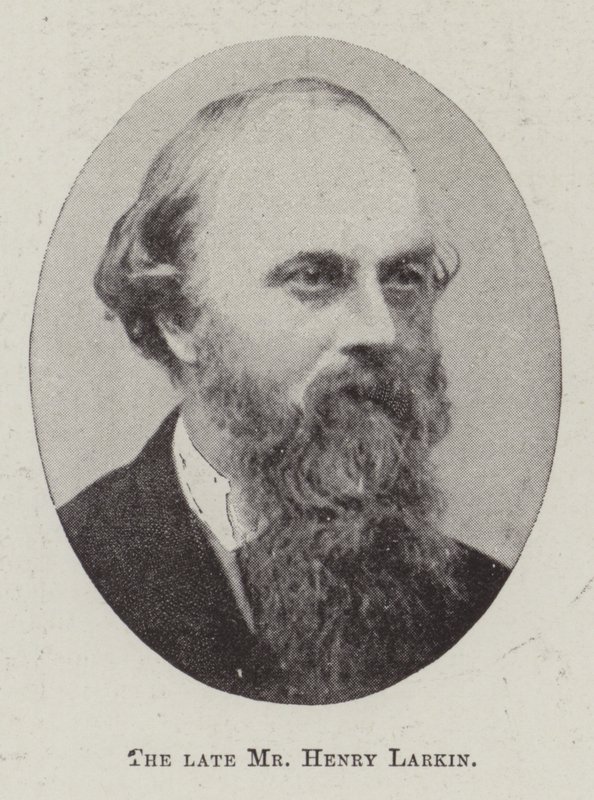 El fallecido Sr. Henry Larkin de English Photographer
