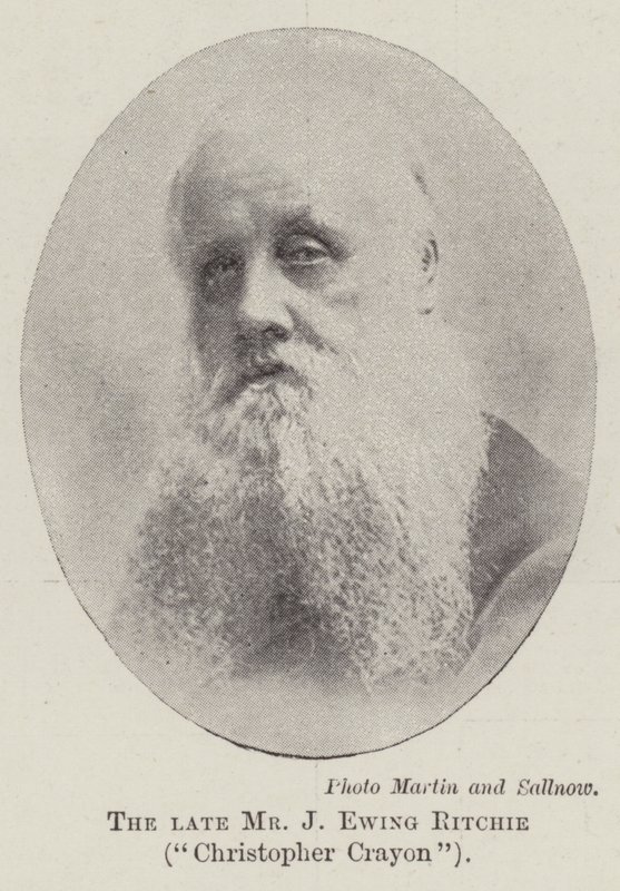 El difunto Sr. J Ewing Ritchie, Christopher Crayon de English Photographer