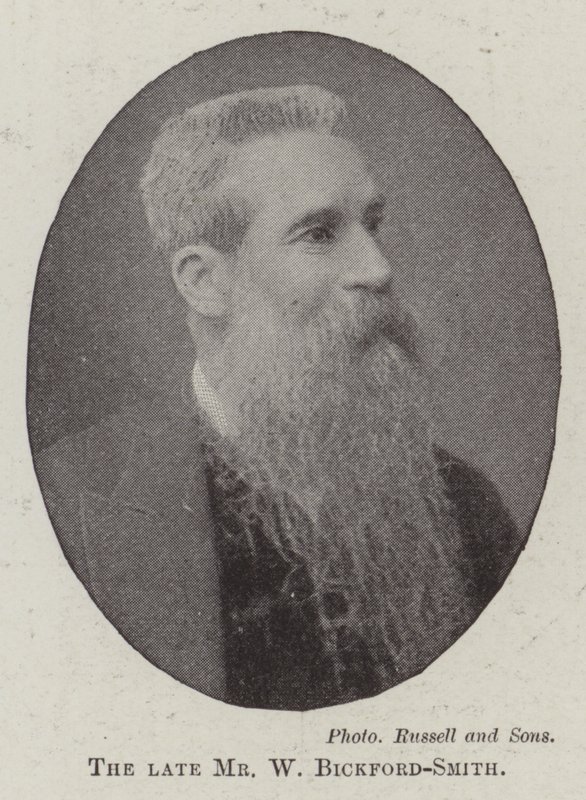 El fallecido Sr. W Bickford-Smith de English Photographer