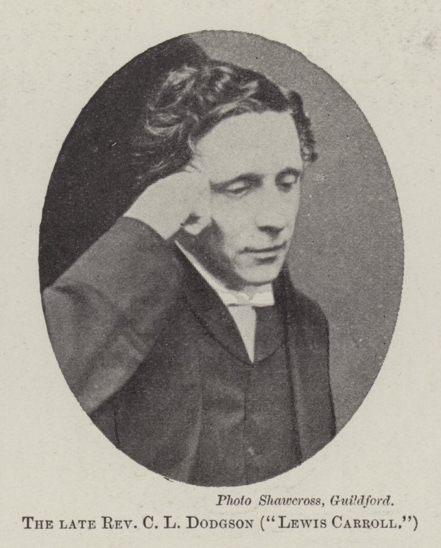 El difunto Reverendo C. L. Dodgson, Lewis Carroll de English Photographer