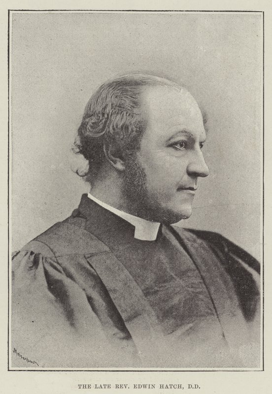El difunto Reverendo Edwin Hatch, DD de English Photographer