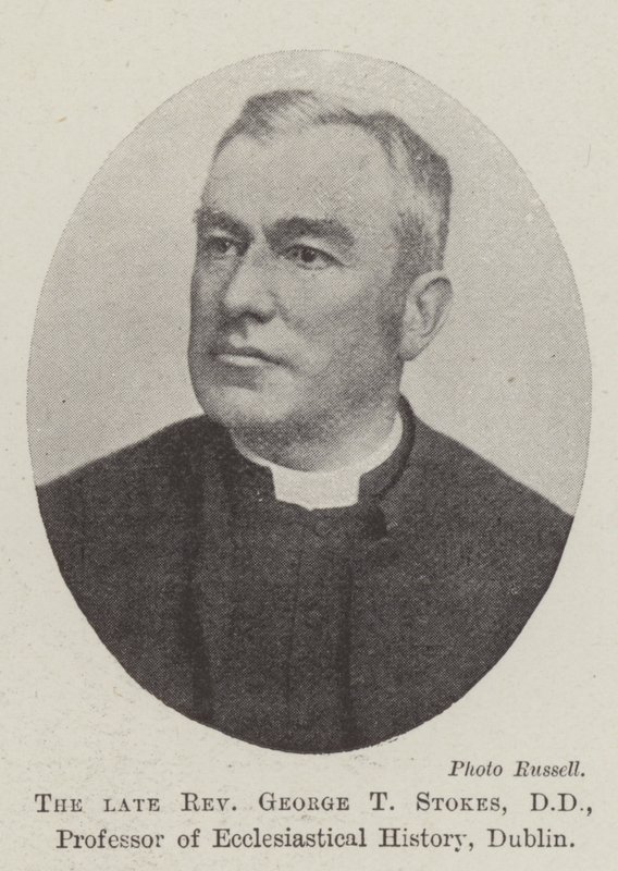 El difunto Reverendo George T Stokes, DD, Profesor de Historia Eclesiástica, Dublín de English Photographer
