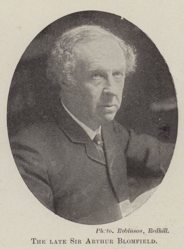 El Difunto Sir Arthur Blomfield de English Photographer