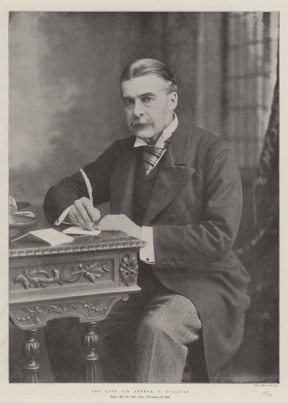 El difunto Sir Arthur S. Sullivan de English Photographer