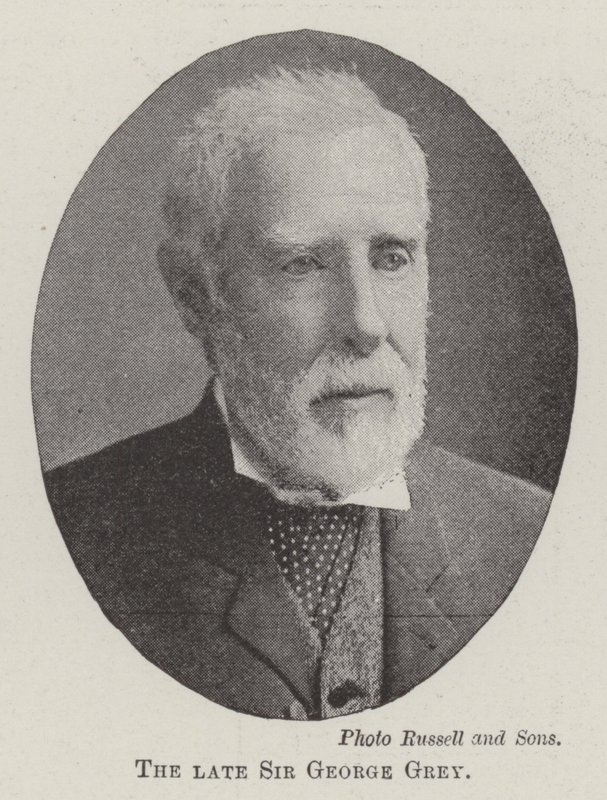 El difunto Sir George Grey de English Photographer