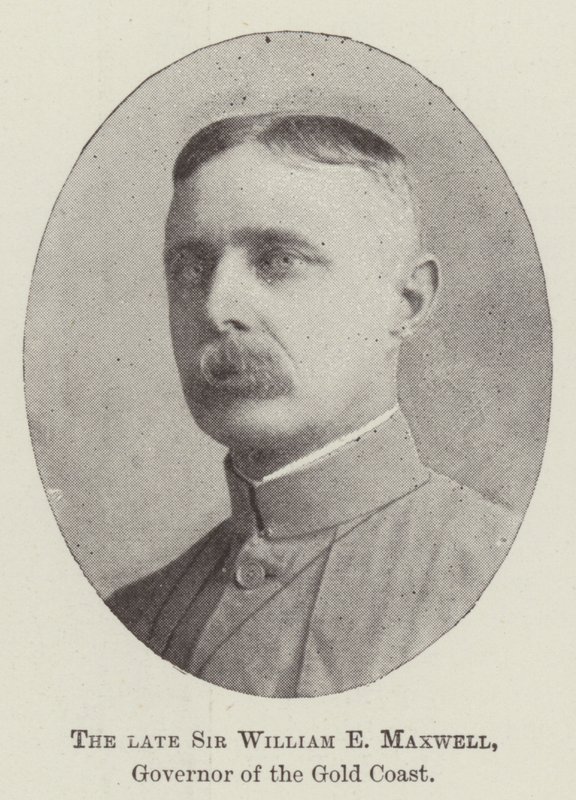 El difunto Sir William E Maxwell, gobernador de la Costa de Oro de English Photographer