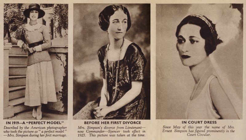 La joven Sra. Simpson, futura Duquesa de Windsor de English Photographer
