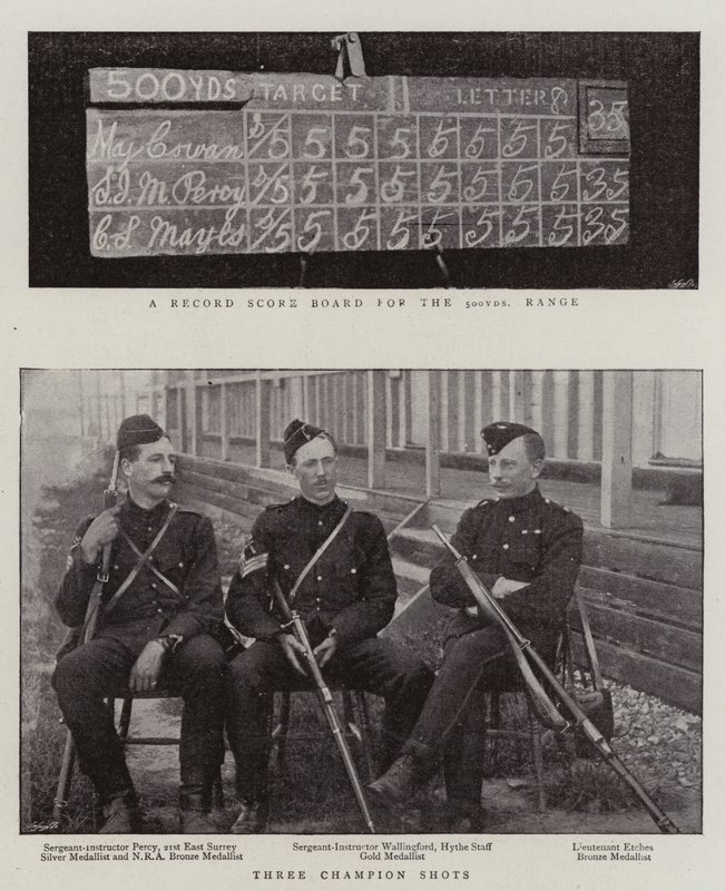 Tres campeones de Bisley de English Photographer