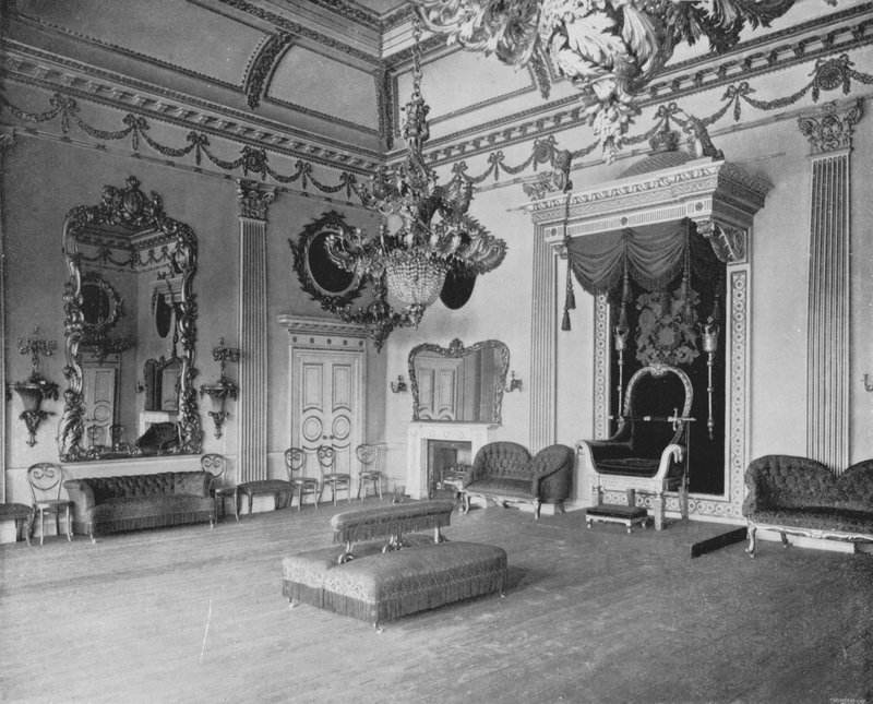 Sala del Trono en el Castillo de Dublín de English Photographer