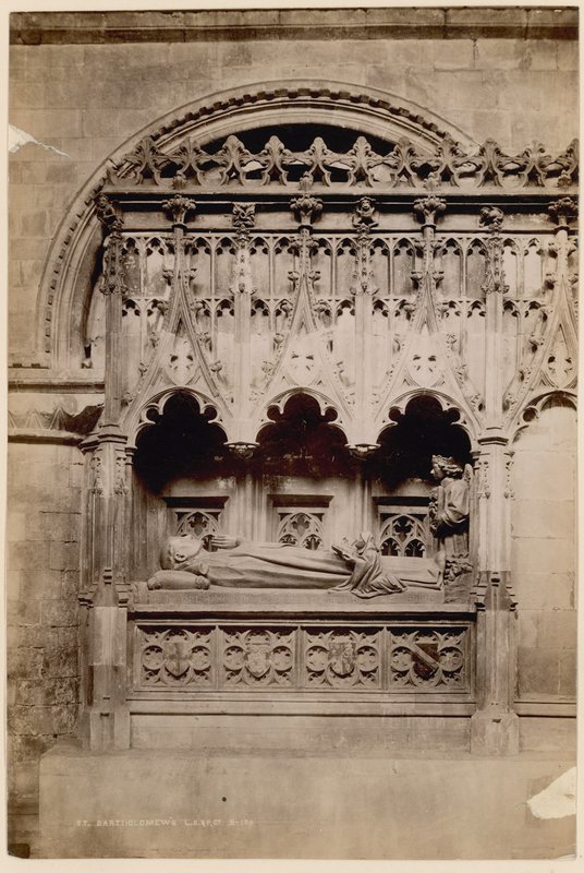 Tumba de Prior Rayhere, Iglesia de San Bartolomé el Grande, Smithfield de English Photographer