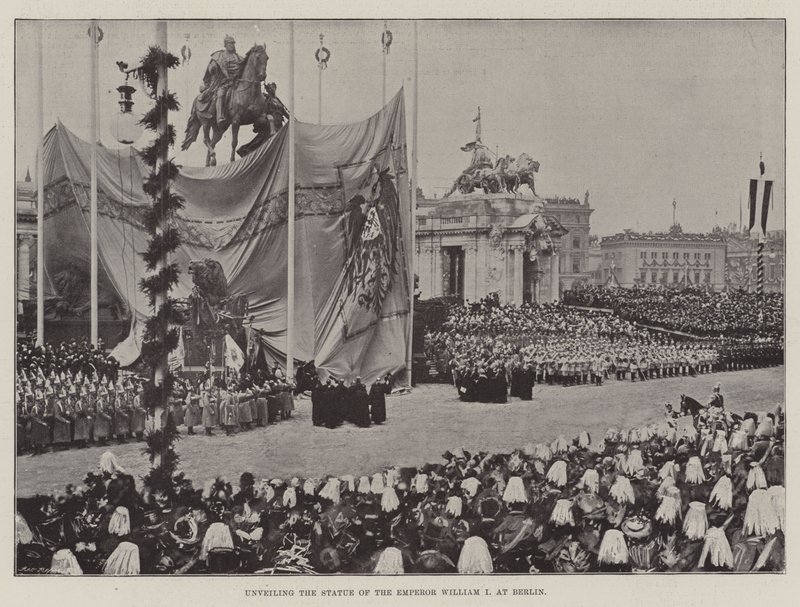 Inauguración de la Estatua del Emperador Guillermo I en Berlín de English Photographer