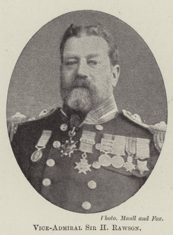 Vicealmirante Sir H Rawson de English Photographer