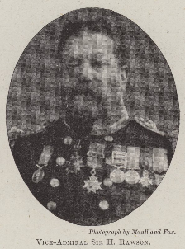 Vicealmirante Sir H. Rawson de English Photographer