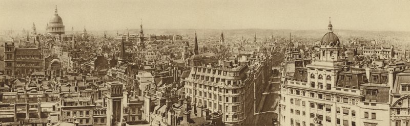 Vista de Londres desde la cima del Monumento de English Photographer