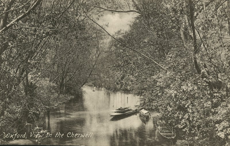 Vista del río Cherwell, Oxford, Oxfordshire de English Photographer