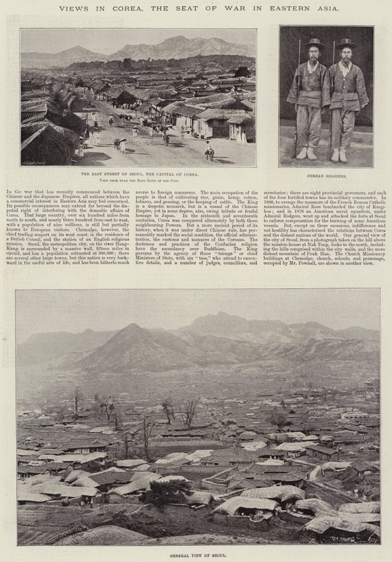 Vistas en Corea, el escenario de la guerra en Asia oriental de English Photographer