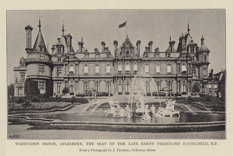 Waddesdon Manor, Aylesbury, la Residencia del Difunto Barón Ferdinand Rothschild, MP de English Photographer