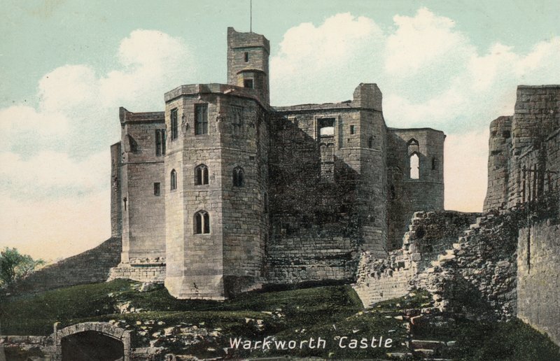 Castillo de Warkworth, Northumberland de English Photographer