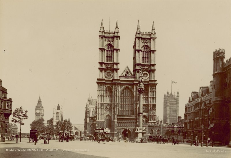 Frente oeste de la Abadía de Westminster de English Photographer