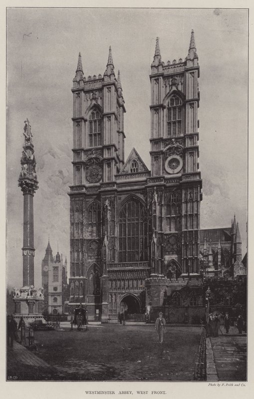 Abadía de Westminster, fachada oeste de English Photographer