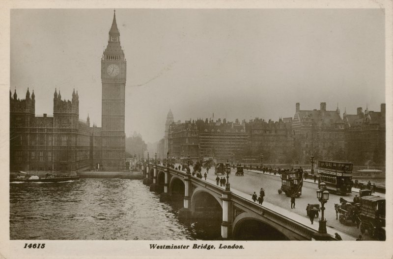 Puente de Westminster, Londres de English Photographer
