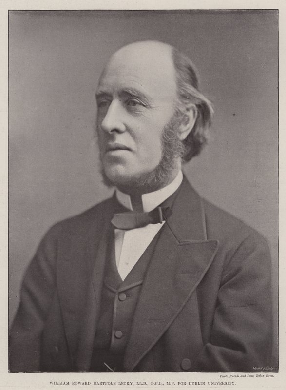 William Edward Hartpole Lecky, LLD, DCL, MP, por la Universidad de Dublín de English Photographer