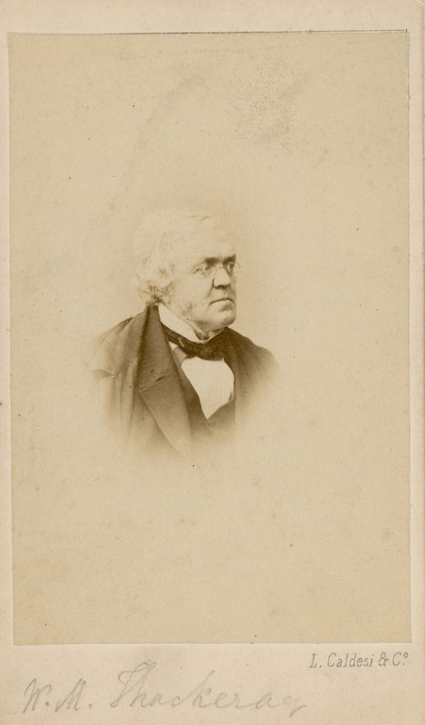 William Makepeace Thackeray de English Photographer