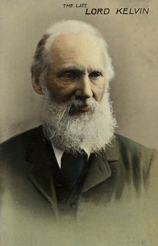 William Thomson, 1er Barón Kelvin (1824-1907), físico e ingeniero británico (foto coloreada) de English Photographer