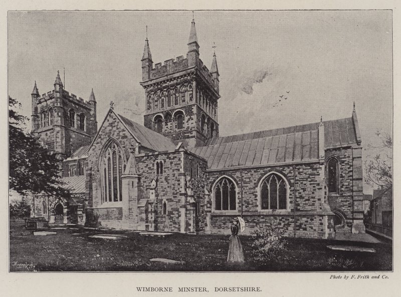 Catedral de Wimborne, Dorsetshire de English Photographer