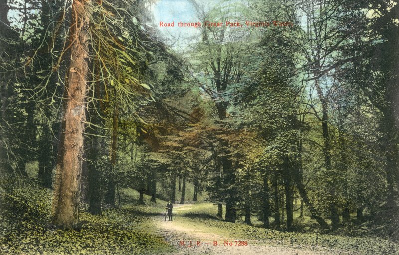 Windsor Great Park, Virginia Water (foto en color) de English Photographer