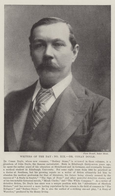 Escritores del Día, Dr. Conan Doyle de English Photographer