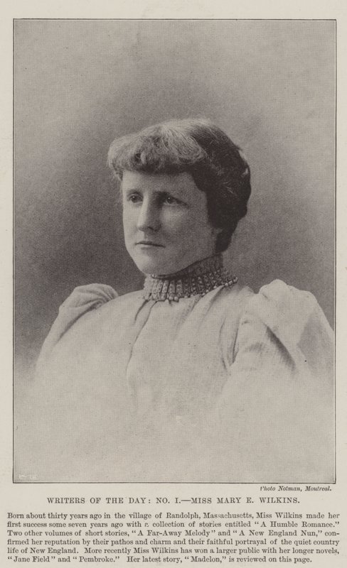 Escritores del Día, Srta. Mary E Wilkins de English Photographer