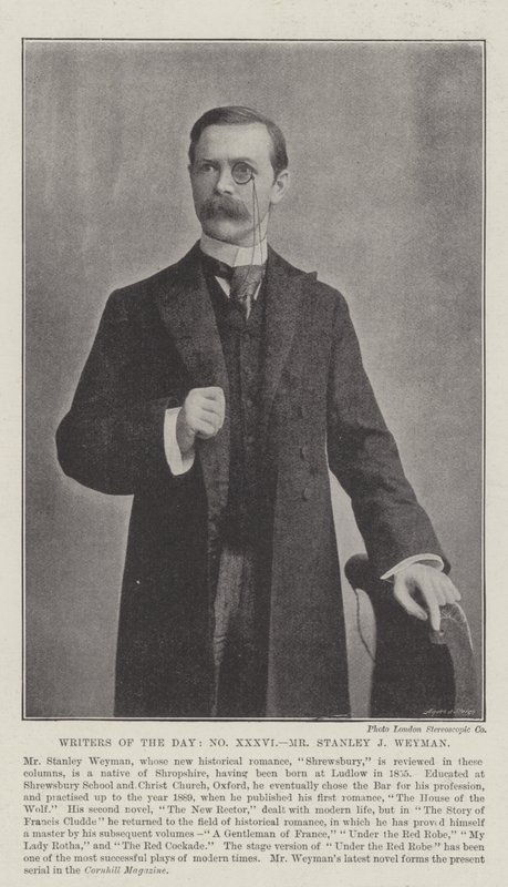 Escritores del Día, Sr. Stanley J Weyman de English Photographer