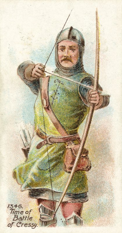 1346, Época de la Batalla de Cressy de English School