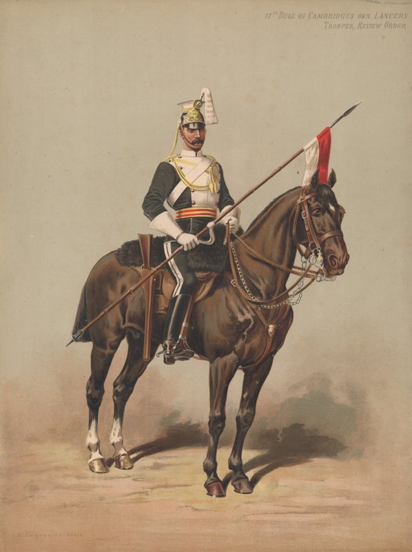17º Lanceros del Duque de Cambridge, Soldado, Orden de Revista de English School