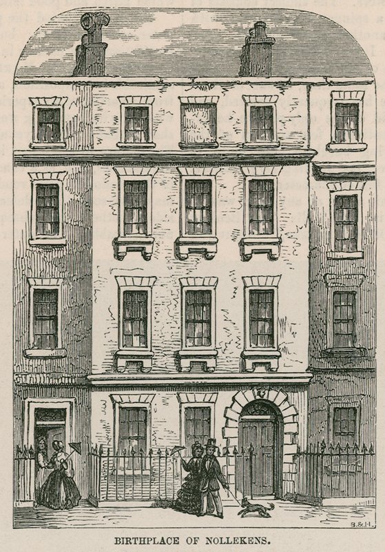 28 Dean Street, Soho, Londres, lugar de nacimiento del artista Joseph Nollekens de English School
