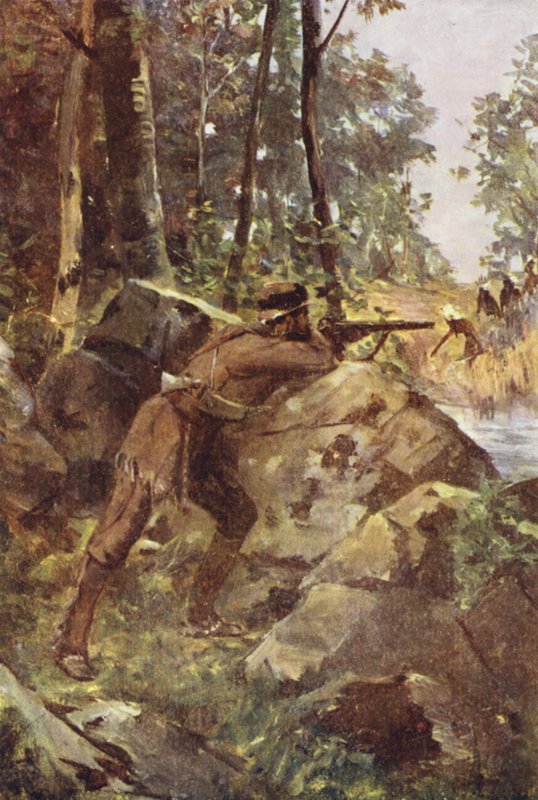 Un hombre de los bosques de English School