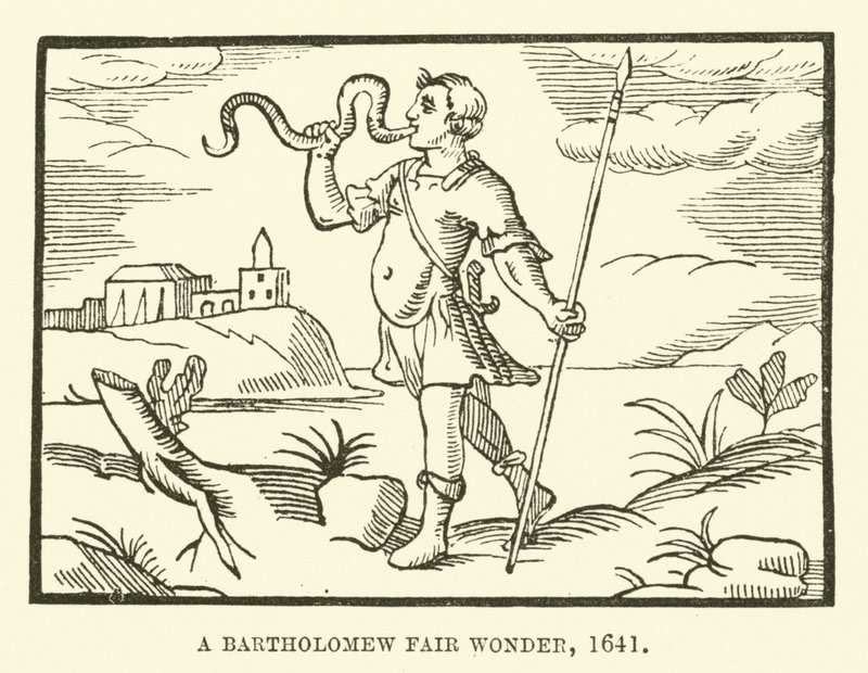 Una maravilla de la Feria de San Bartolomé, 1641 de English School