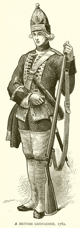Un Granadero Británico, 1782 de English School