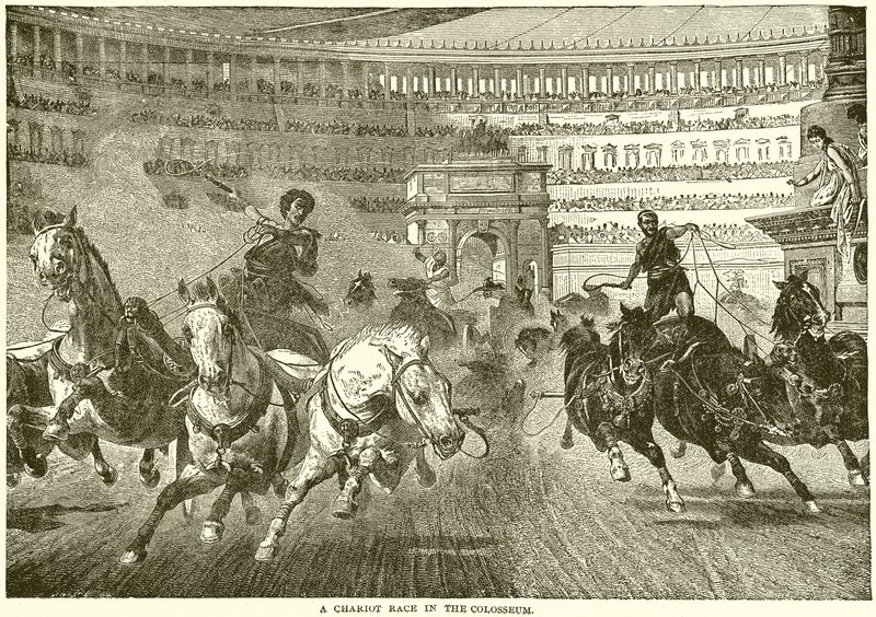 Carrera de Carros en el Coliseo de English School