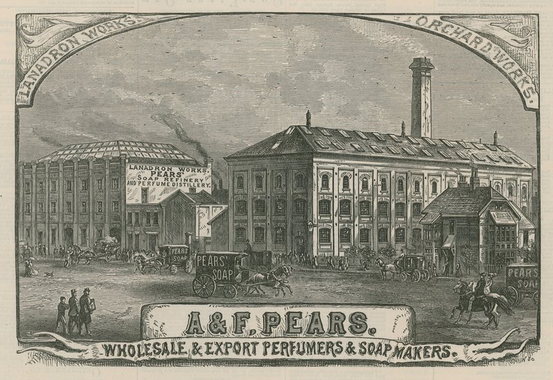 A & F Pears, perfumistas y fabricantes de jabón al por mayor y para exportación de English School